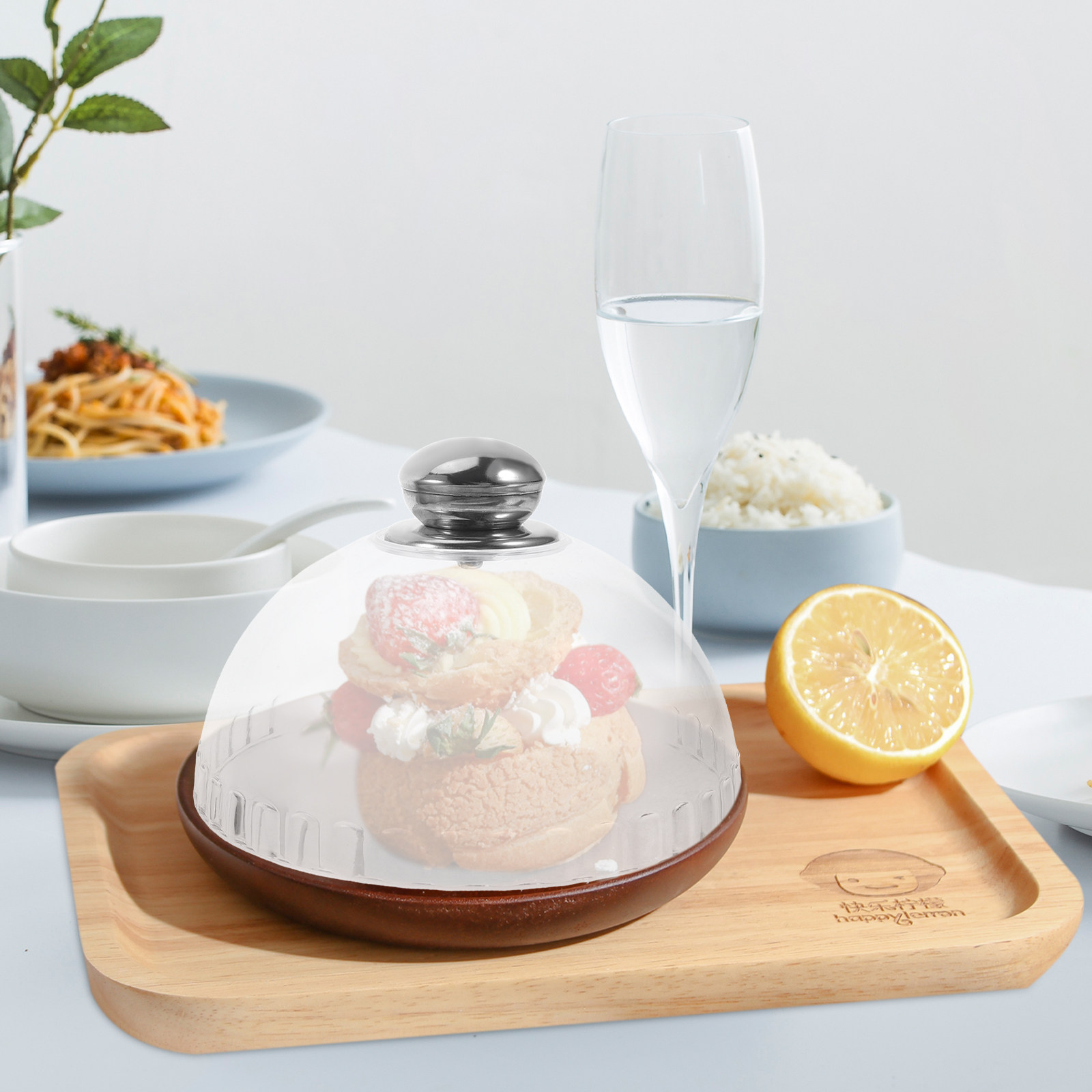 Clear Acrylic Cake Dome Cover  - Plastic Dome Clear ulasan dan harga
