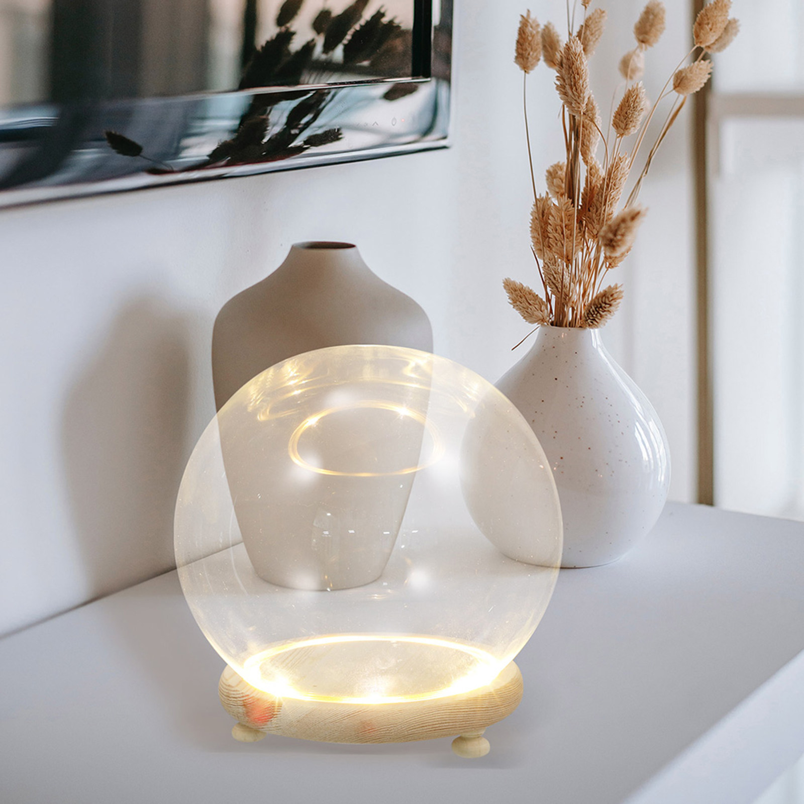 Clear Glass Dome Preserved Flo - Plastic Dome Clear ulasan dan harga